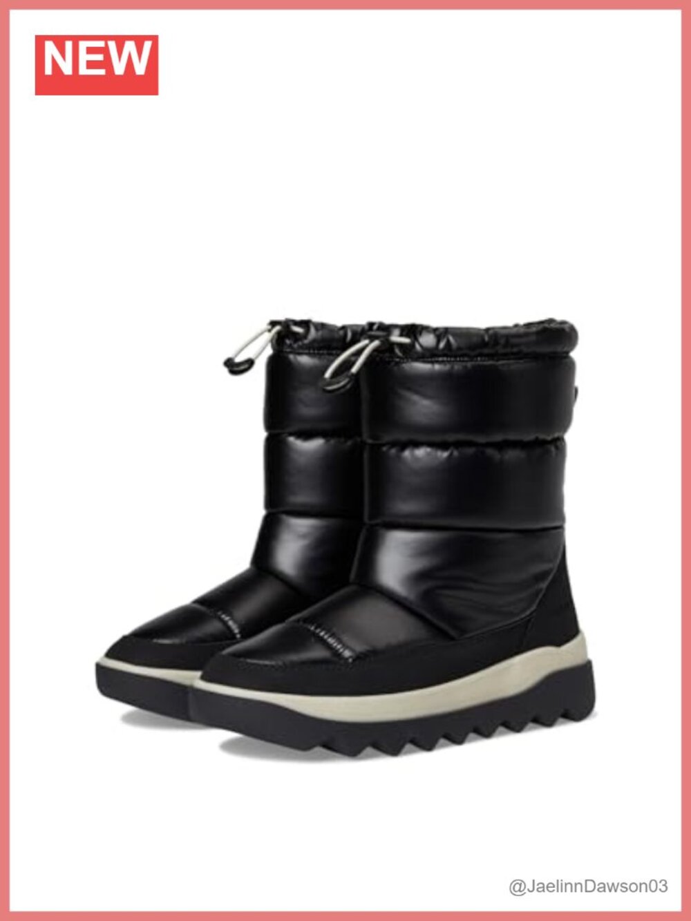 Waterproof Nylon Pull-On Snow Boot with PrimaLoft Insulation Memory Foam Insole